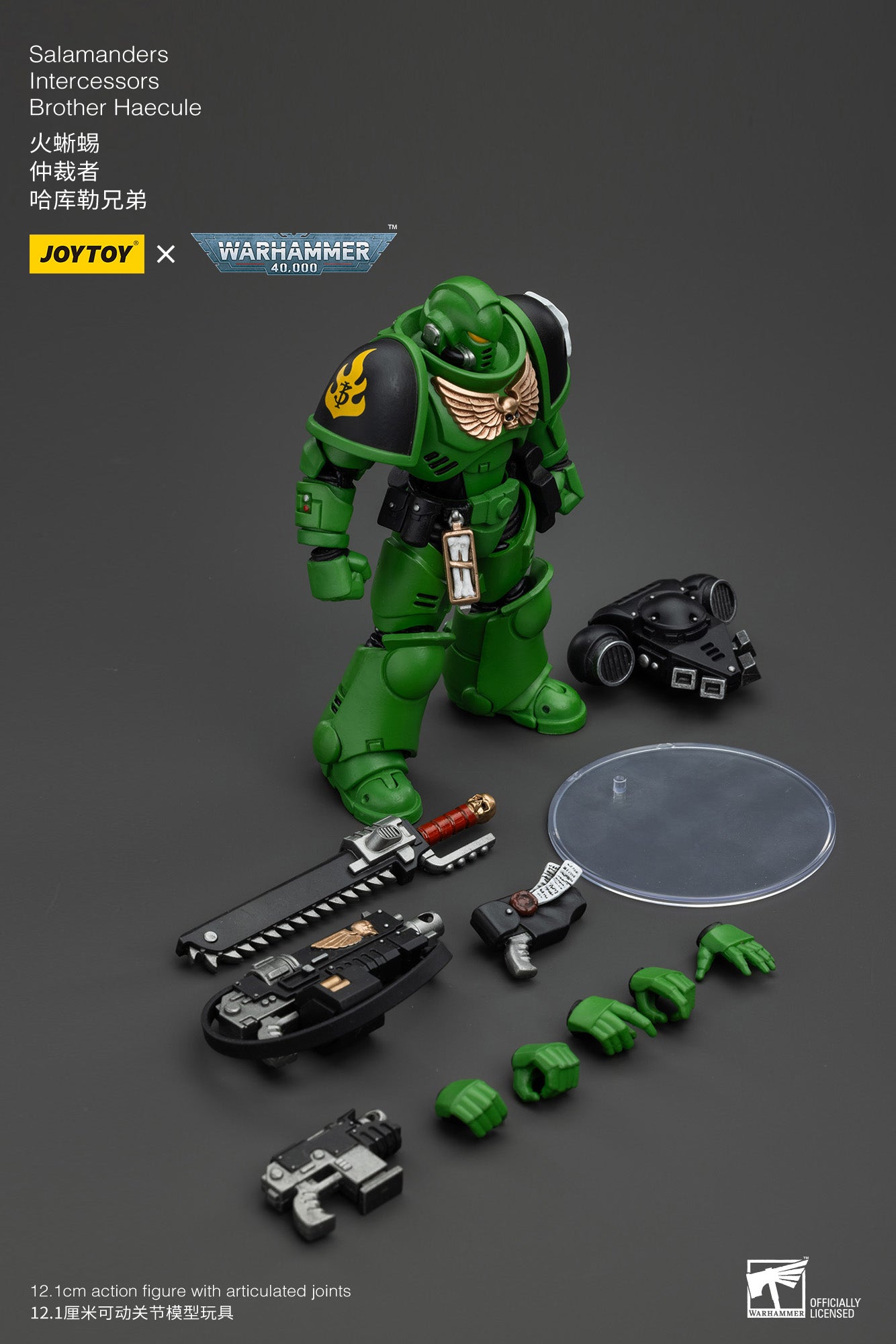 Warhammer 40k インターセッサー　30周年記念モデル サラマンダー インターセッサー ブラザー ヘキュレ 1/18スケール