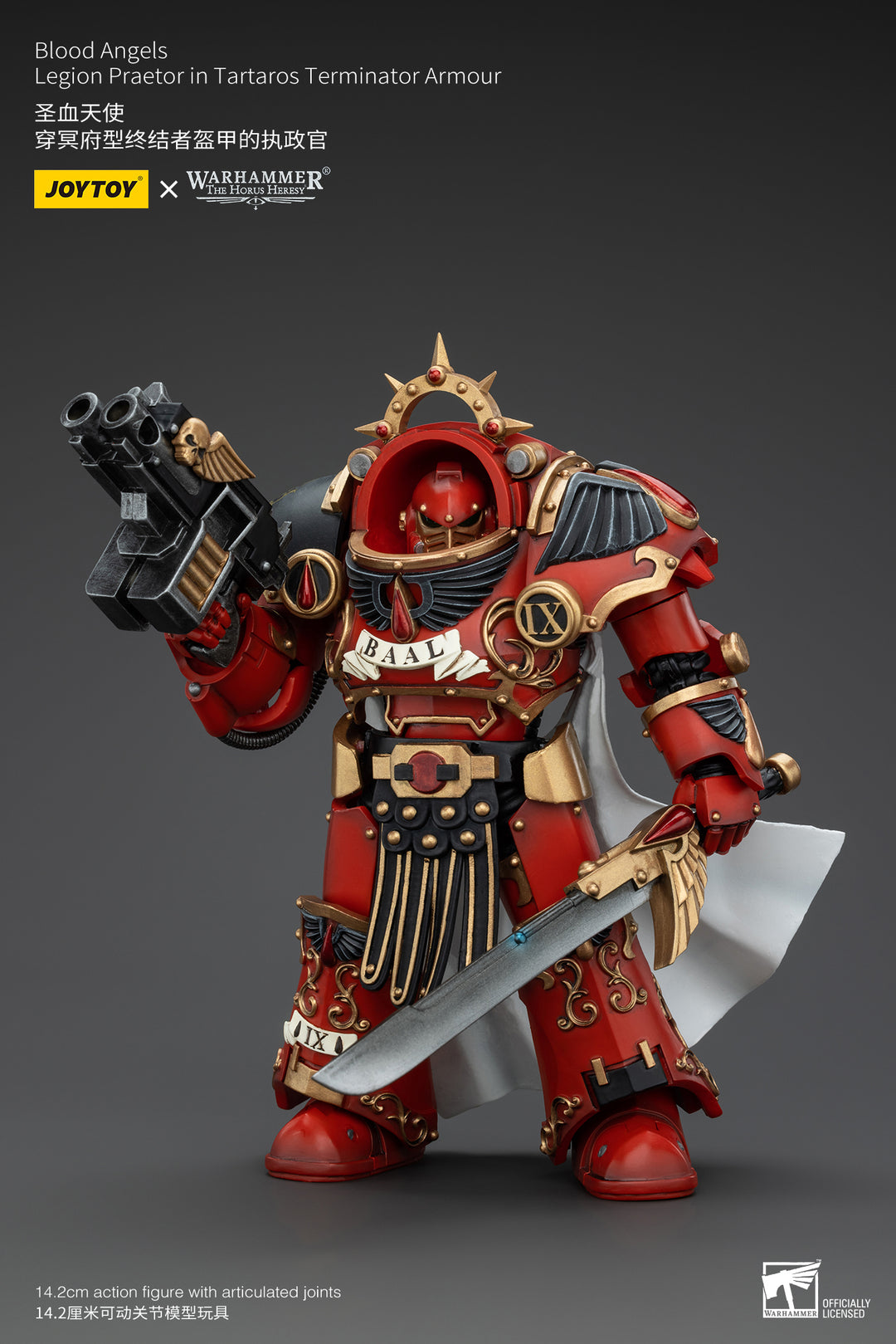 ブラッドエンジェル レギオン プラエトール（タルタロス・ターミネーターアーマー装備） 1/18スケール