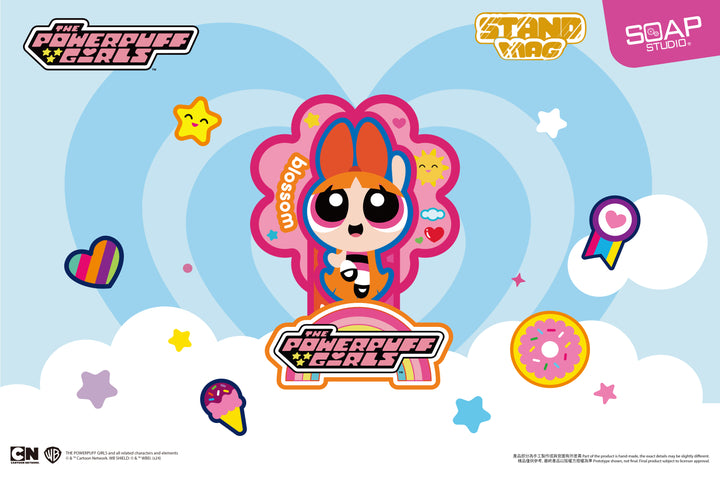 (単品販売)パワーパフガールズ スタンディングマグネットバッジ ブラインドボックス