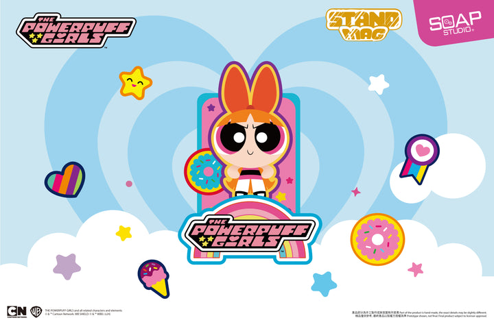 (単品販売)パワーパフガールズ スタンディングマグネットバッジ ブラインドボックス
