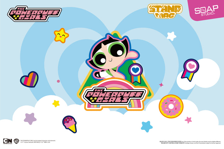 (単品販売)パワーパフガールズ スタンディングマグネットバッジ ブラインドボックス