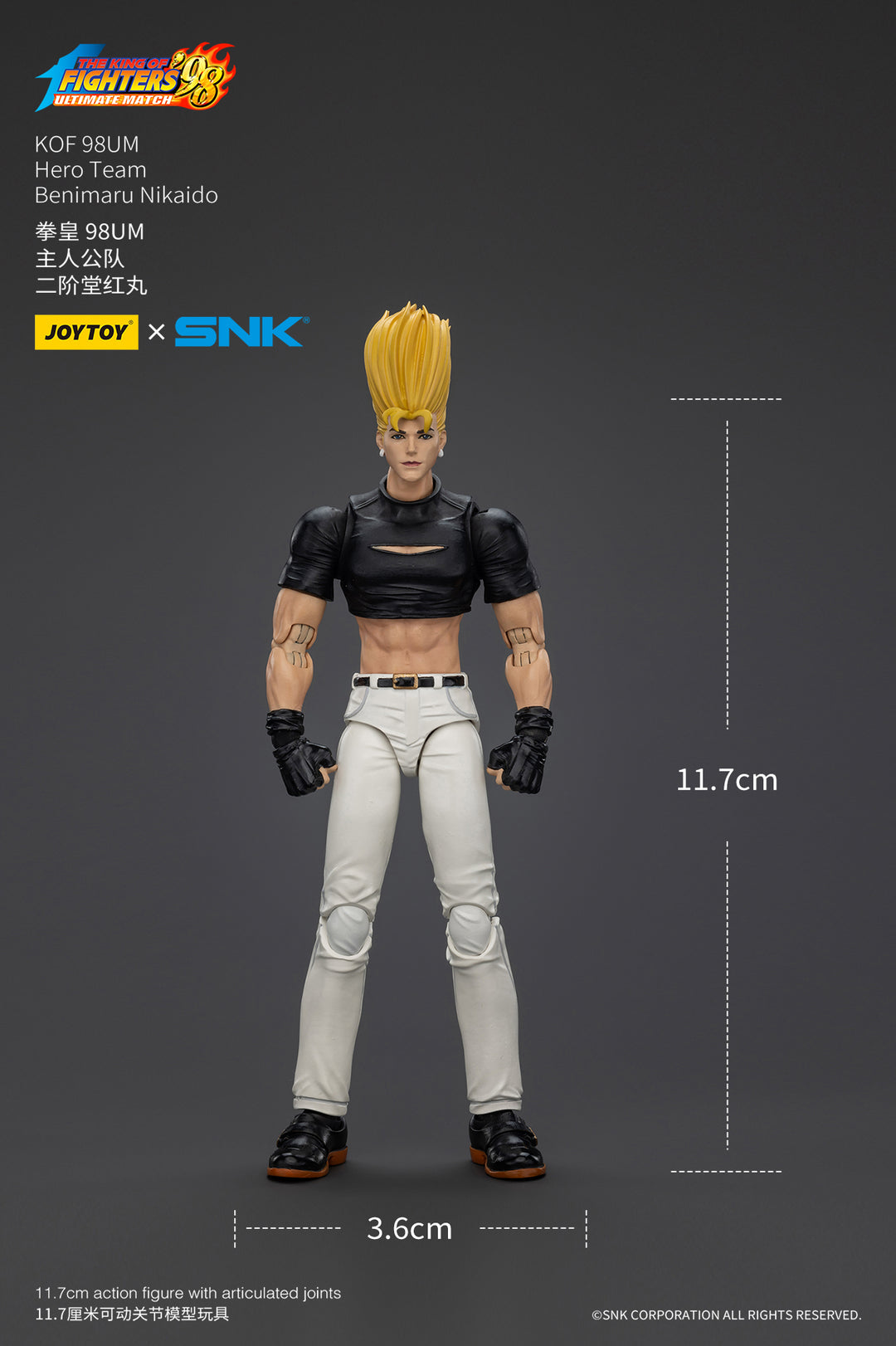 ザ・キング・オブ・ファイターズ TKF '98 アルティメットマッチ   主人公チーム 二階堂紅丸 1/18スケール