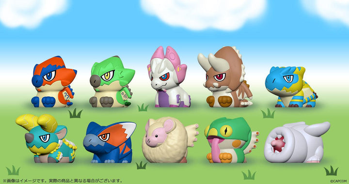 [BOX販売]CFB フィンガーパペット モンスターハンター Vol.1 -10個入りBOX-