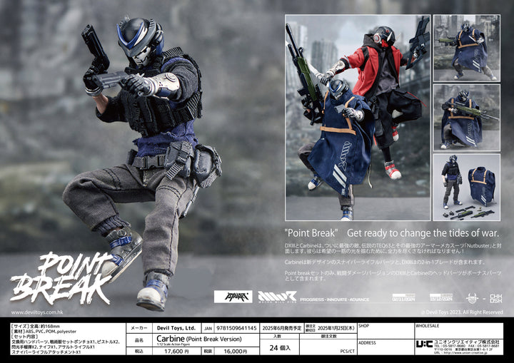 Carbine(Point Break Version)  Action Figure 1/12スケール