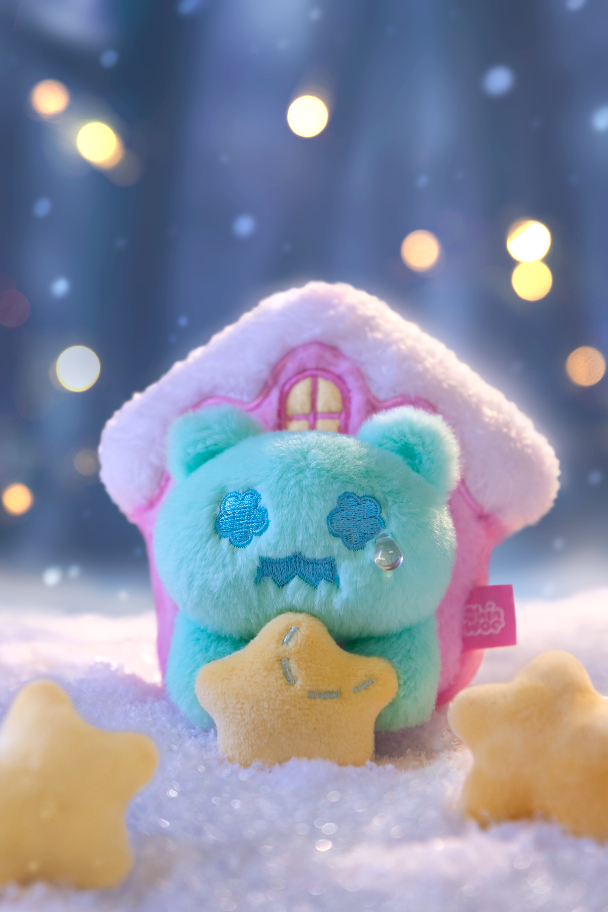 単品販売)ShinWoo 暖かい熊ハグシリーズ ぬいくるみブラインド