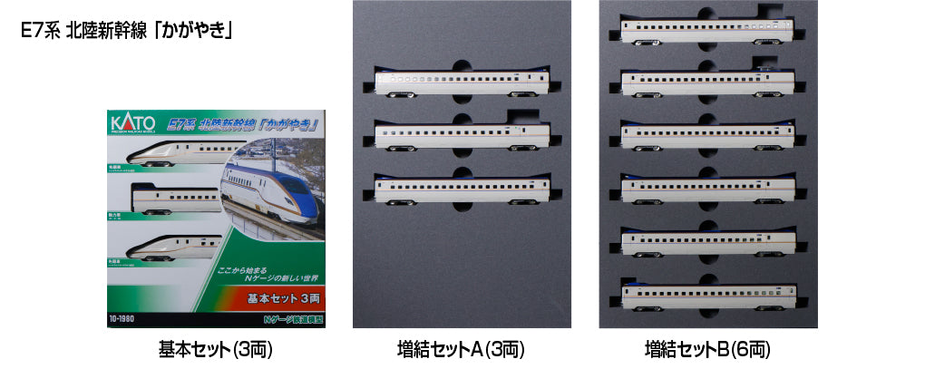 10-1980 E7系北陸新幹線「かがやき」 基本セット(3両)