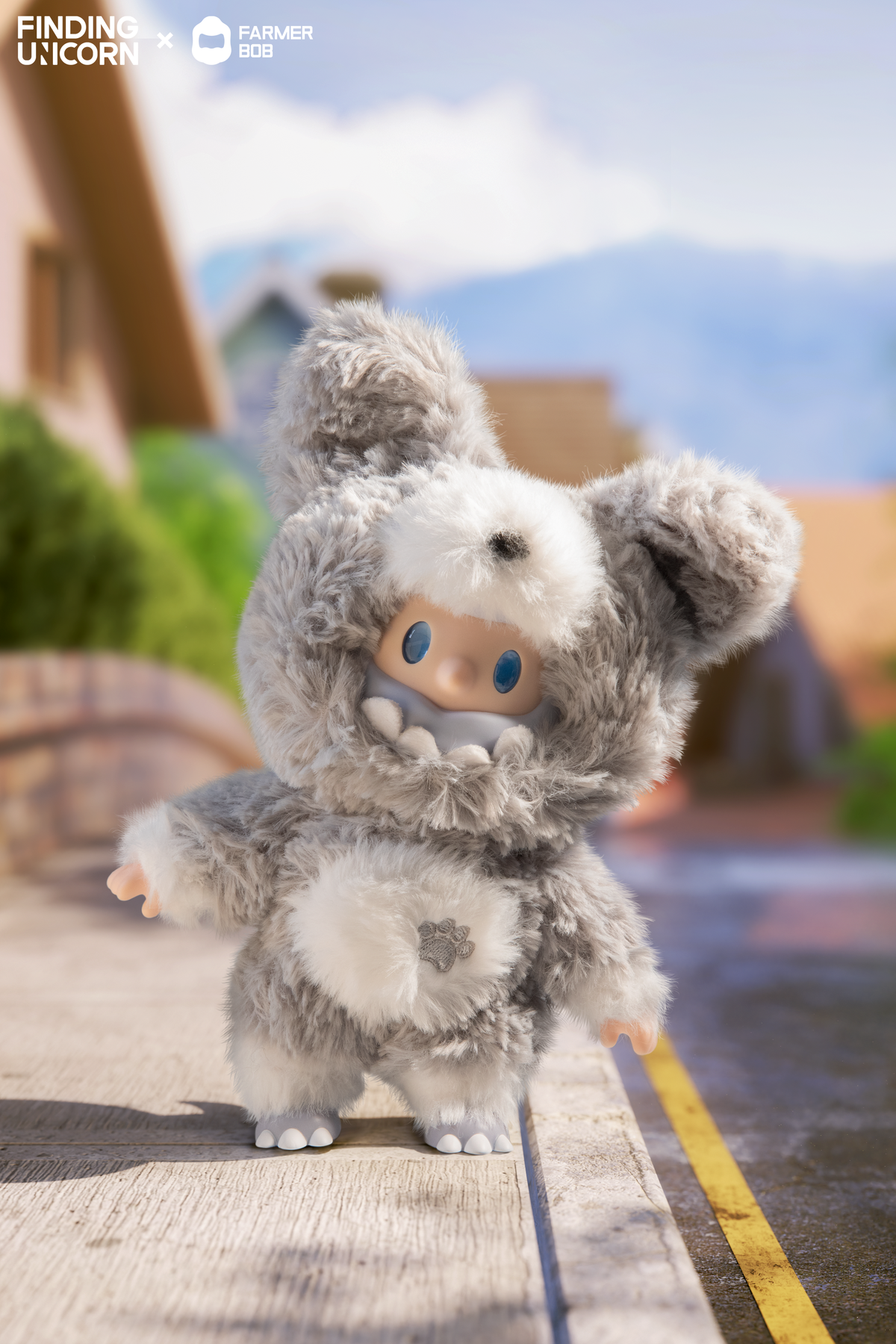 高評価レビュー 単品販売)FARMER ブラインド プラッシュ アニモンスター BOB ぬいぐるみ