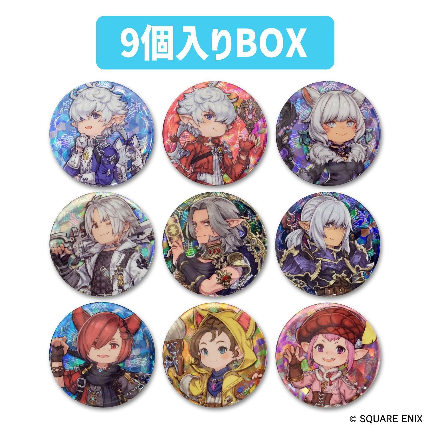 BOX販売]ファイナルファンタジーXIV キャラクター缶バッジ -9個
