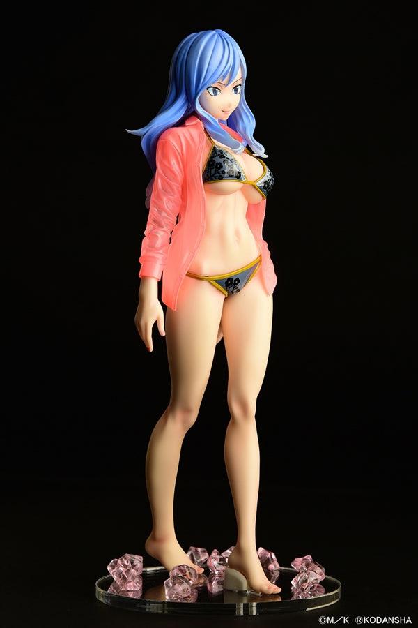 ジュビア・ロクサーGravure_Style『黒ビキニ！！』濡れ透けワイシャツ