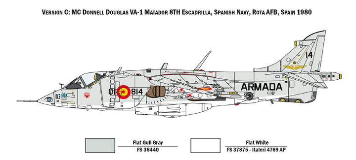 【再販】1/72 アメリカ海兵隊 AV-8A ハリアー