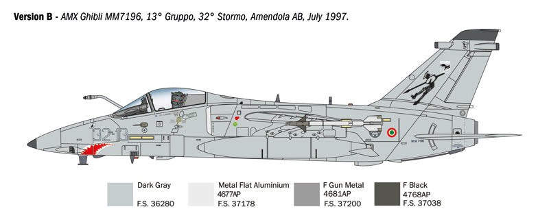 【再販】1/72 イタリア空軍 AMX ギブリ 攻撃機