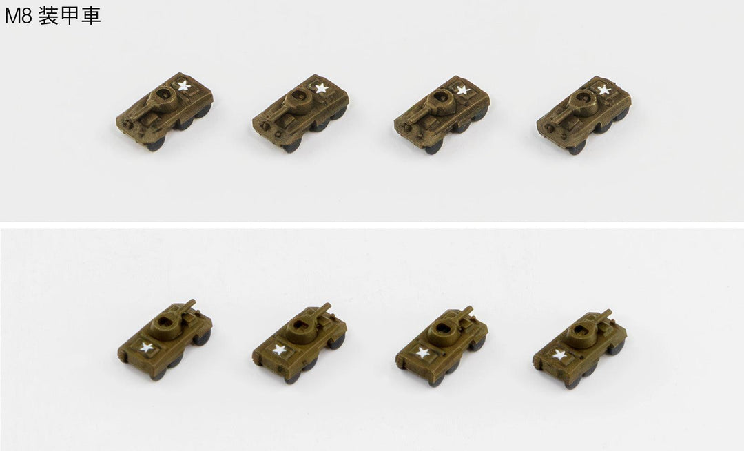 1/700 WWII アメリカ軍用車両セット 2 メタル製 DUKW 353 水陸両用車 2両付き