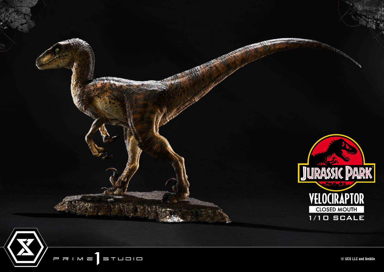 リンドバーグツクダホビー1/10 ヴェロキラプトル　ラプター プライムコレクタブルフィギュア ヴェロキラプトル クローズマウス 1