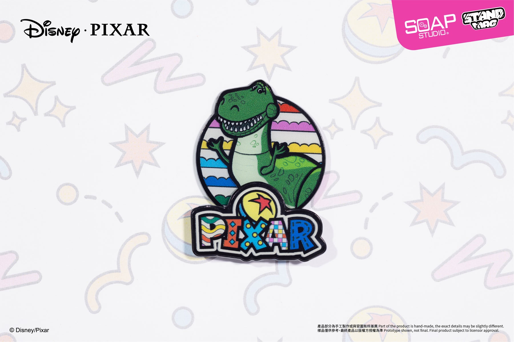金バッジ ディズニーキャラクター マルチ1 (10個セット