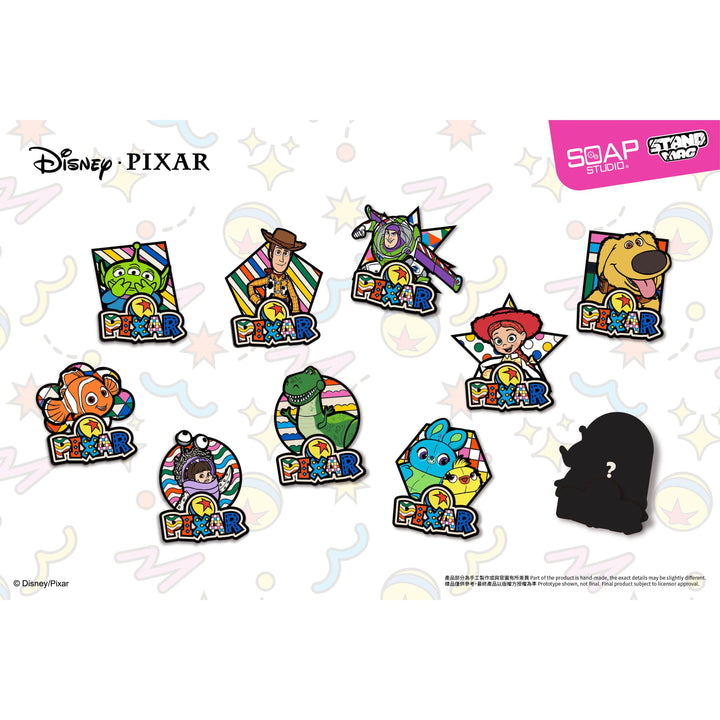 (単品販売)ディズニーピクサー スタンディングマグネットバッジ ブラインドボックス