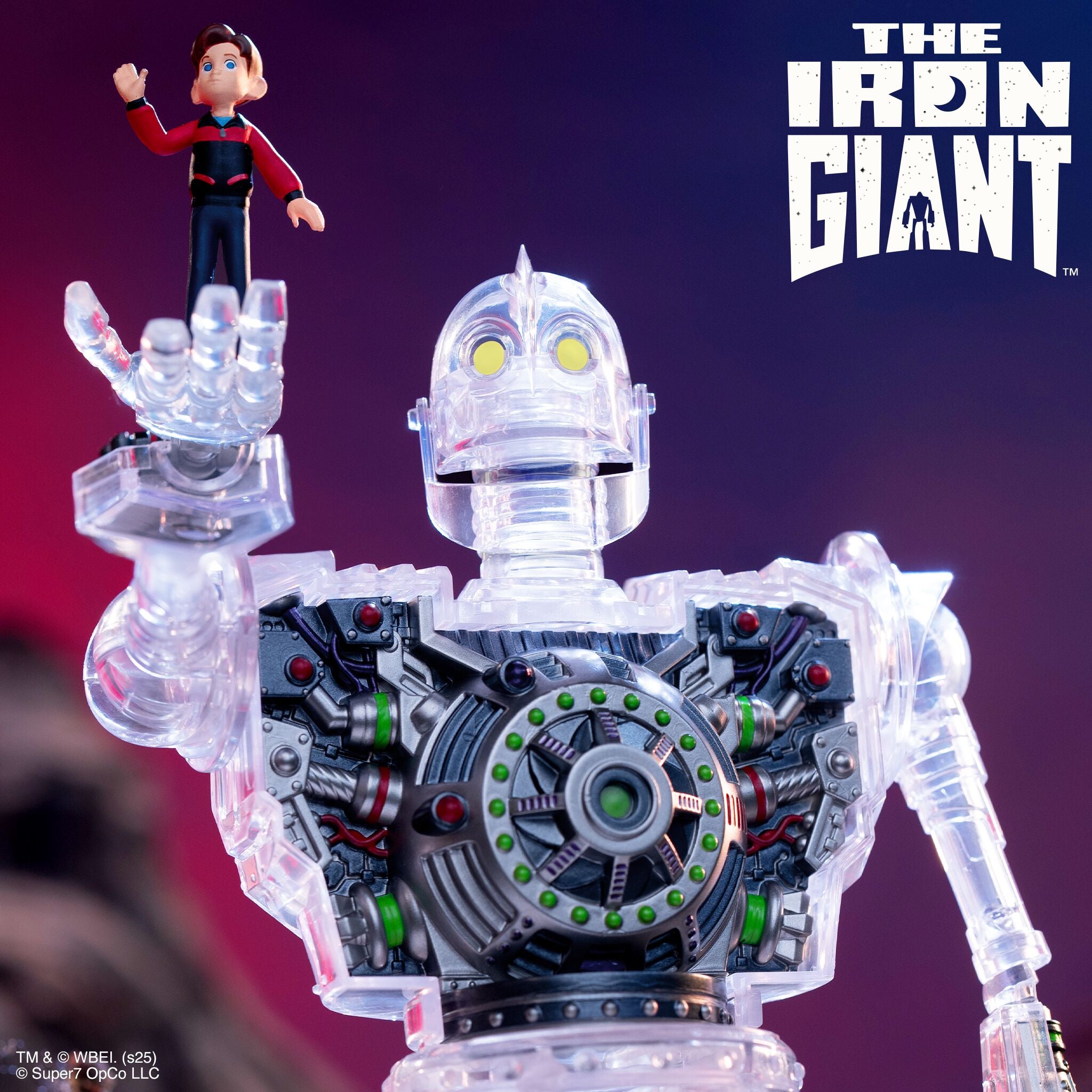 SUPER - スーパーサイボーグ アイアンジャイアント with ホーガース・ヒューズ Iron Giant アイアン・ジャイアント 完成品 フィギュア スーパー7 SUPER - スーパーサイボーグ アイアンジャイアント with