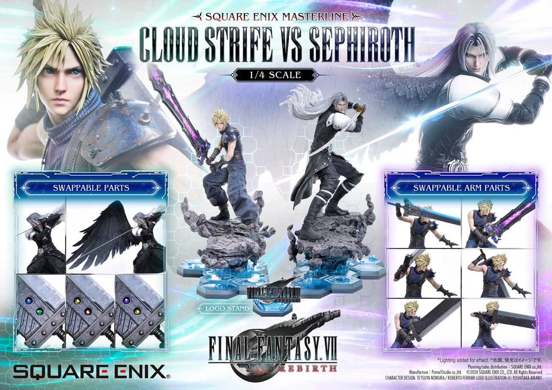スクウェア・エニックスマスターライン クラウド・ストライフ VS セフィロス 1/4スケール