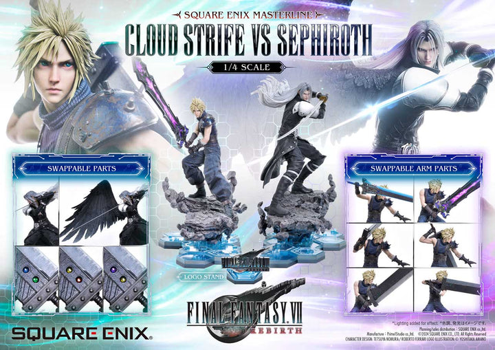 スクウェア・エニックスマスターライン クラウド・ストライフ VS セフィロス 1/4スケール