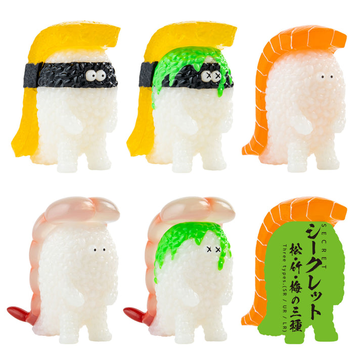 [BOX販売]寿司怪獣 スシエルエー リアル寿司サイズ フィギュアコレクション2 -6個入りBOX-