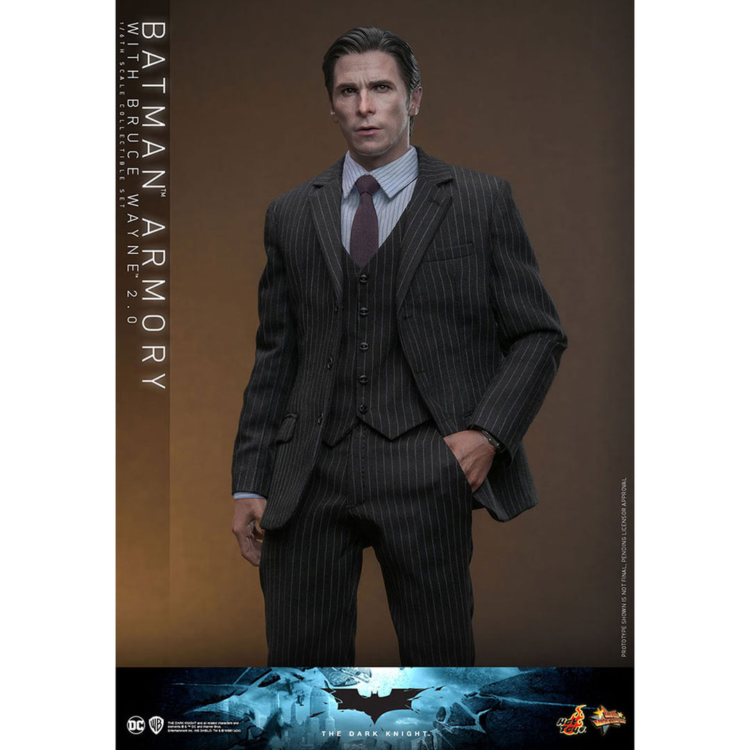 ムービー・マスターピース バットスーツ格納庫＆ブルース・ウェイン（2.0版） 1/6スケール