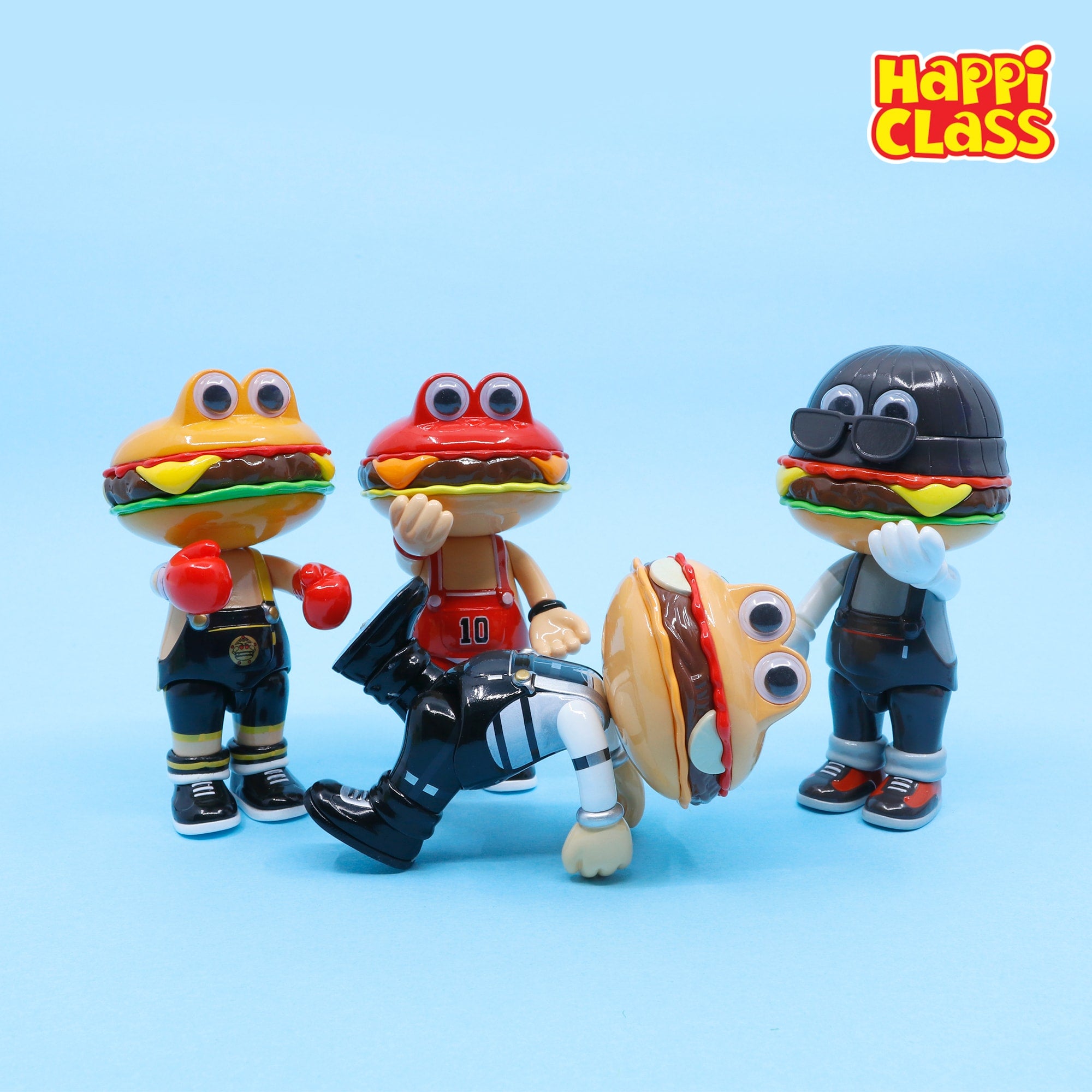 HAPPI CLASS バーガー君 フィギュア 3種 HEROCROSS – SOOTANG HOBBY