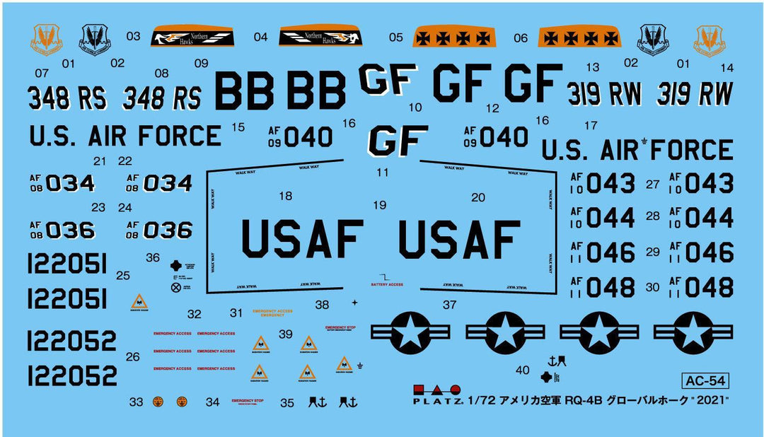1/72 アメリカ空軍 無人偵察機 RQ-4B グローバルホーク "2021"