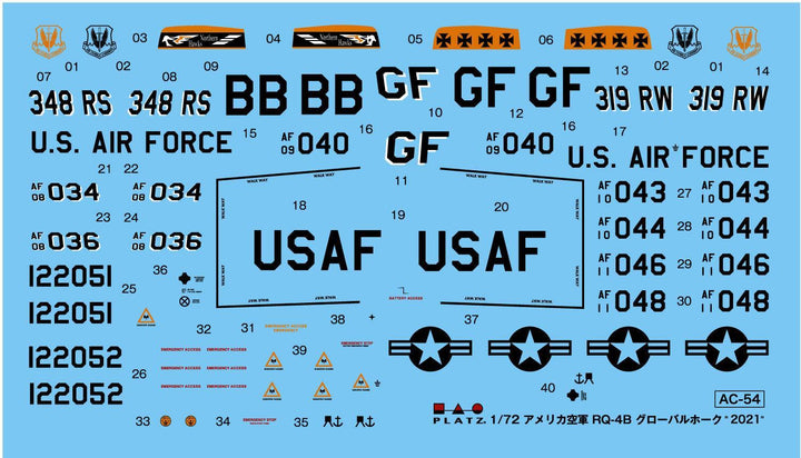1/72 アメリカ空軍 無人偵察機 RQ-4B グローバルホーク "2021"