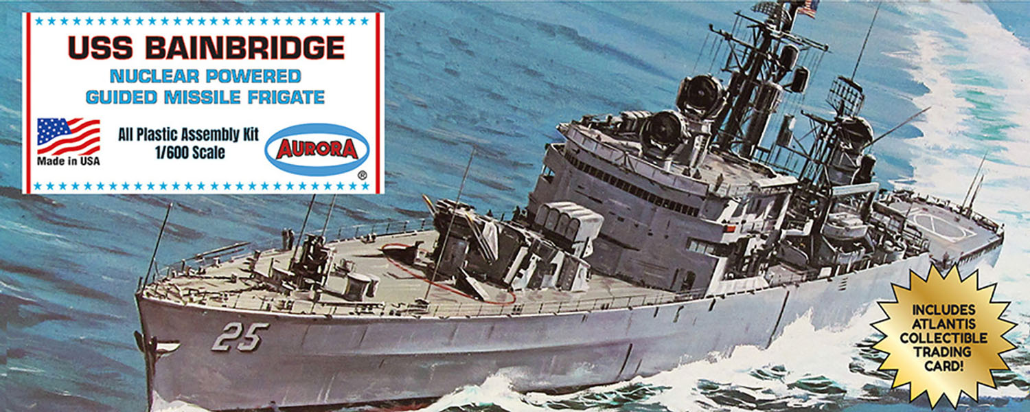 1/600 アメリカ海軍 原子力ミサイル巡洋艦 U.S.S ベインブリッジ