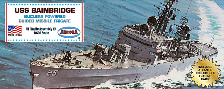 1/600 アメリカ海軍 原子力ミサイル巡洋艦 U.S.S ベインブリッジ CGN-25