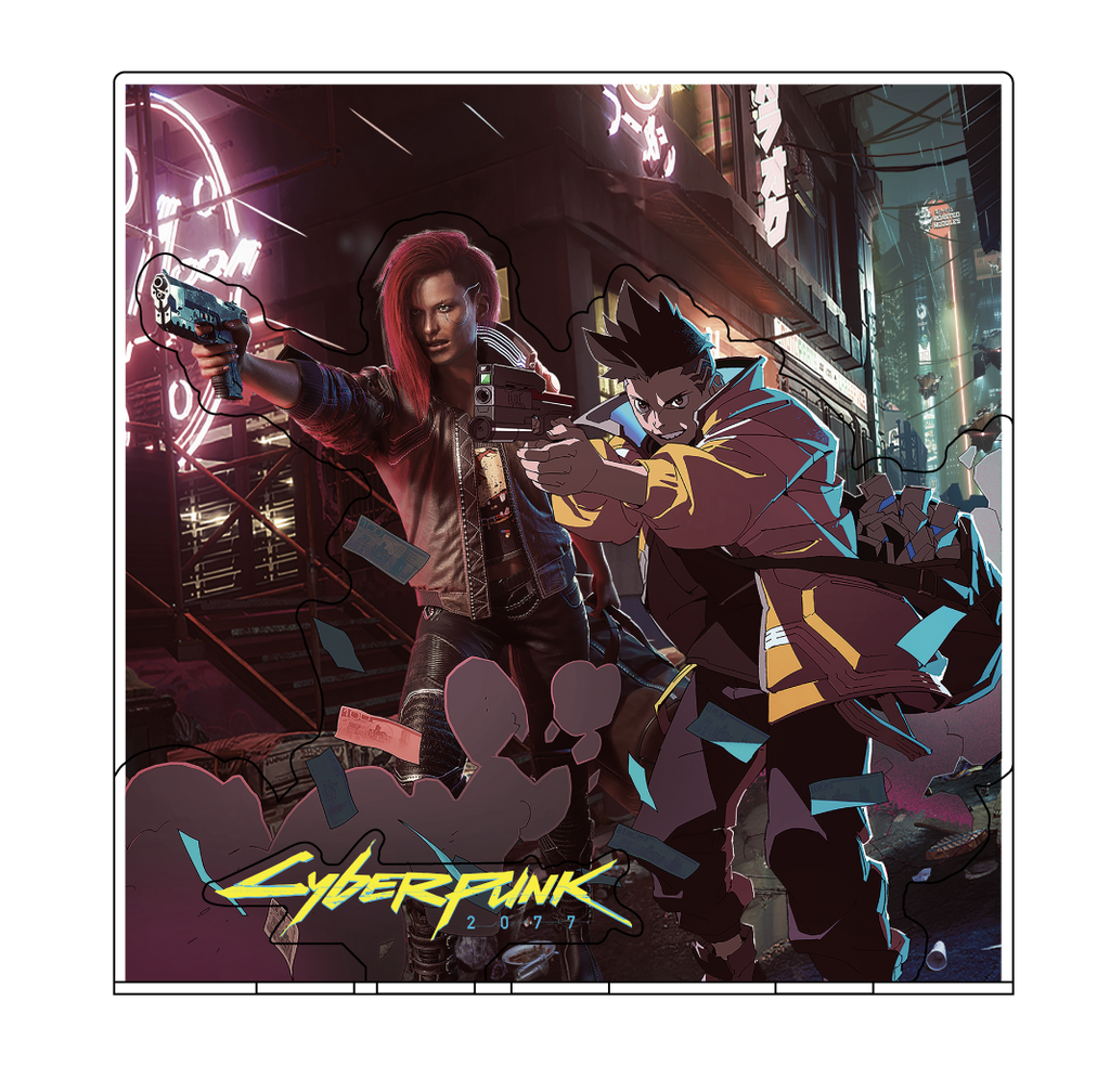 とびすた Cyberpunk 2077 & Edgerunners (V & DAVID GUNFIGHT
