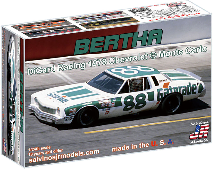 1/24 ダレル・ウォルトリップ ディガード・レーシング シボレー モンテカルロ “バーサ” #88 NASCAR 1978