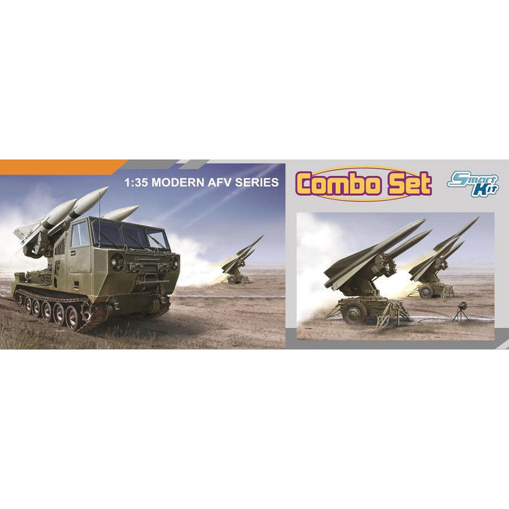 1/35 アメリカ軍 M727 MIM-23自走ミサイルキャリア & MIN-23 ホーク M192対空ミサイルランチャー コンボセット