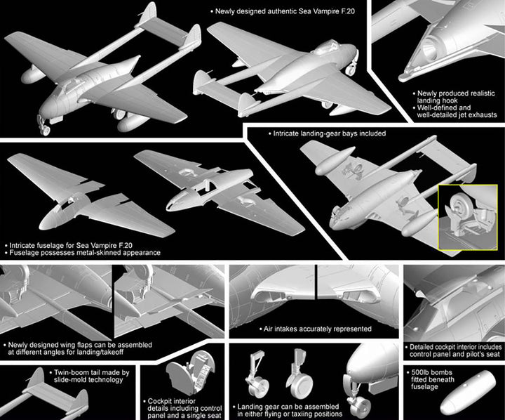 1/72 イギリス海軍 艦上戦闘機 シーバンパイア F.20