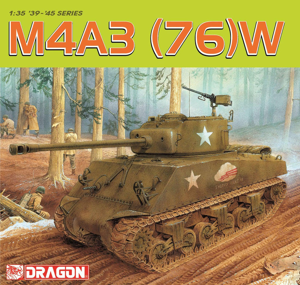 1/35 WW.II アメリカ軍 M4A3(76)W シャーマン マジックトラック