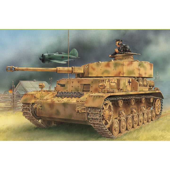 1/35 WW.II ドイツ軍 IV号戦車D型 7.5cm KwK.40 L/43搭載型 アルミ砲身/3Dプリントマズルブレーキ/マジックトラック付属 豪華仕様