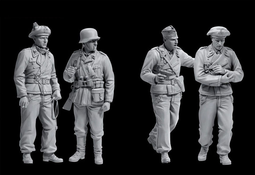 1/35 WW.II ドイツ軍 幽霊師団 タンククルー 1940 電撃戦