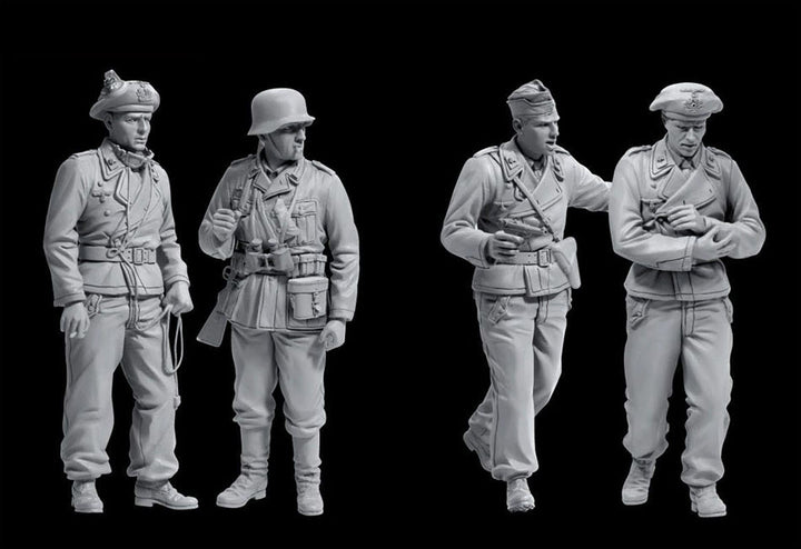 1/35 WW.II ドイツ軍 幽霊師団 タンククルー 1940 電撃戦