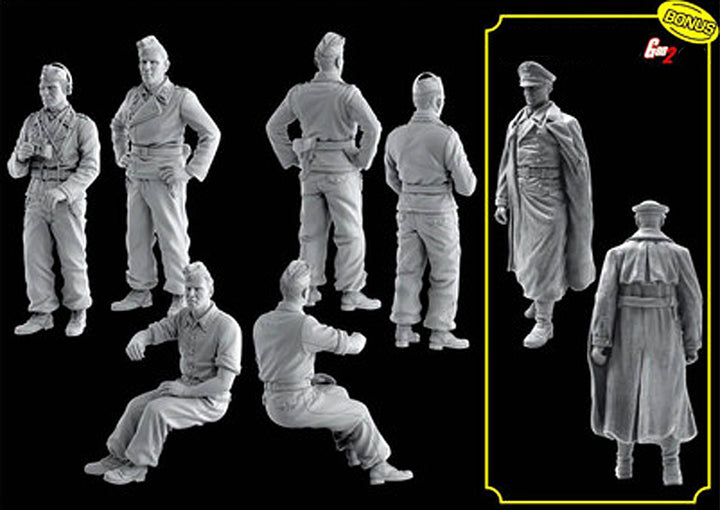 1/35 WW.II ドイツ軍 第10装甲師団 第7戦車連隊 戦車兵 スモレンスクの戦い 1941