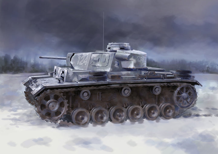 1/35 WW.II ドイツ軍 III号戦車L型 第502重戦車大隊 レニングラード 1942/43 NEOスマートキット