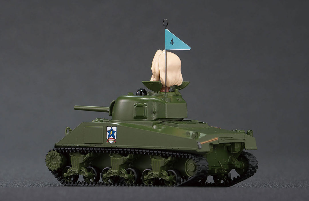 1/64 RCバトル戦車道シリーズ M4シャーマン 75mm砲搭載型 サンダース大学付属高校