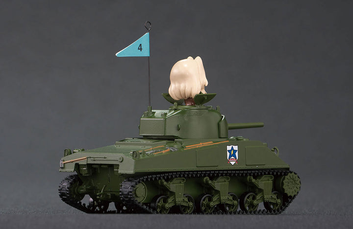 1/64 RCバトル戦車道シリーズ M4シャーマン 75mm砲搭載型 サンダース大学付属高校