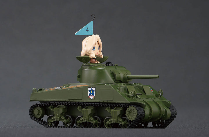 1/64 RCバトル戦車道シリーズ M4シャーマン 75mm砲搭載型 サンダース大学付属高校