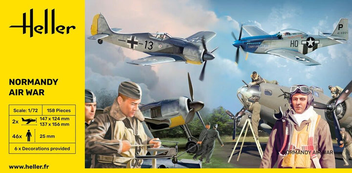 1/72 ノルマンディ 航空戦 セット (飛行機 & フィギュアセット)
