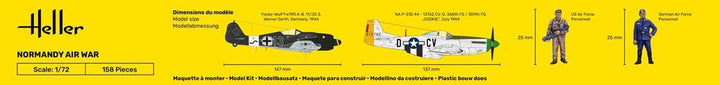 1/72 ノルマンディ 航空戦 セット (飛行機 & フィギュアセット)