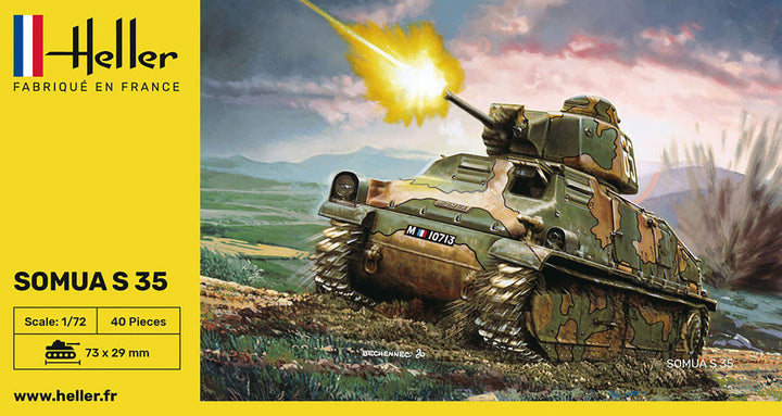 1/72 WW.II フランス軍 ソミュア S35 中戦車