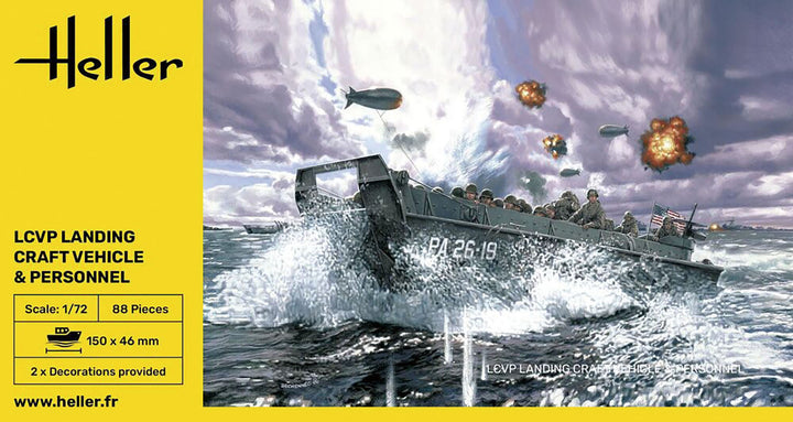 1/72 WW.II アメリカ軍 LCVP 上陸用舟艇　ノルマンディ上陸作戦
