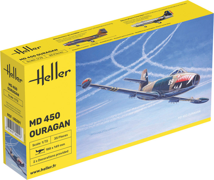 1/72 フランス空軍 MD450 ウーラガン 戦闘爆撃機