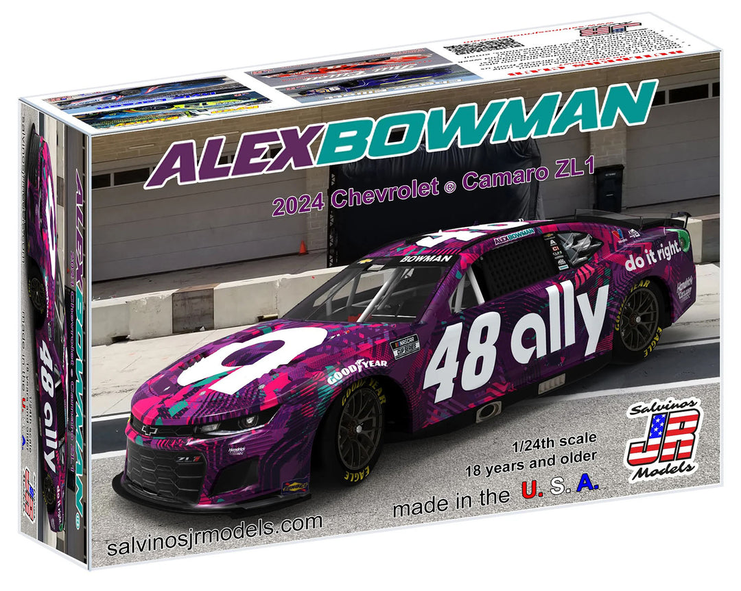 1/24 アレックス・ボウマン #48 アリー シボレー カマロ ZL1 NASCAR 2024