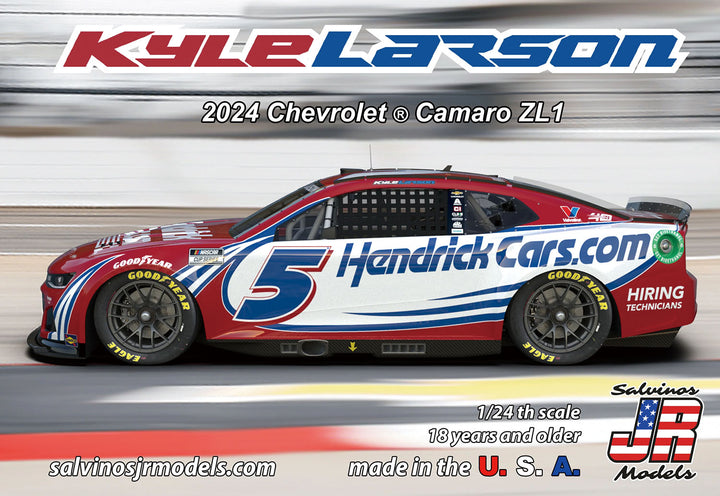 1/24 "カイル・ラーソン" #5 ヘンドリック・モータースポーツ 40周年記念マーキング シボレー カマロ ZL1 NASCAR 2024