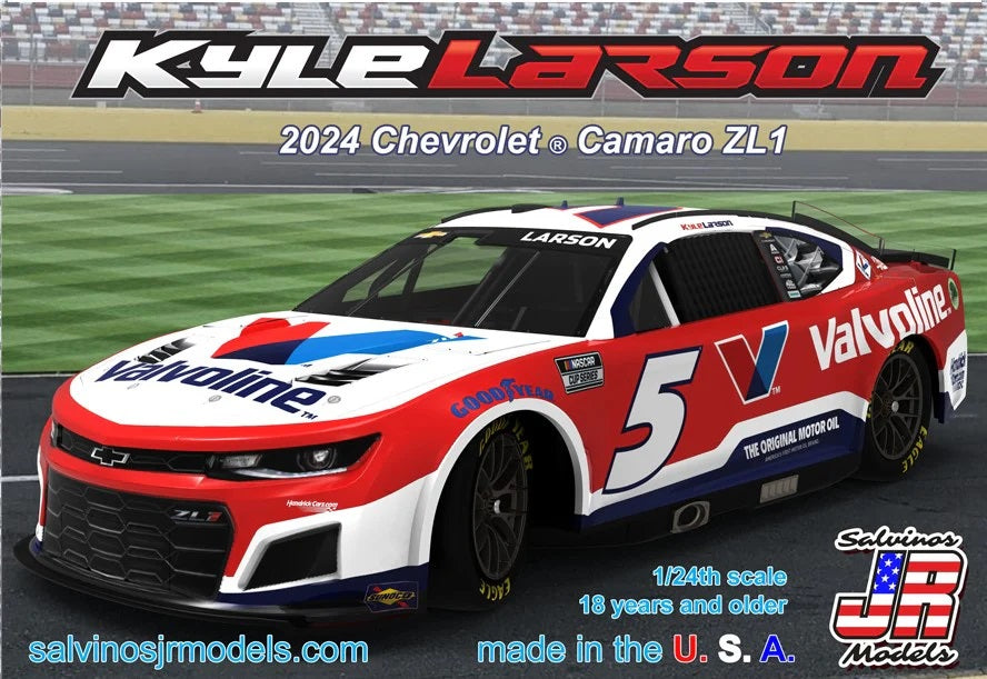 1/24 ”カイル・ラーソン” #5 バルボリン シボレー カマロ ZL1 NASCAR 2024